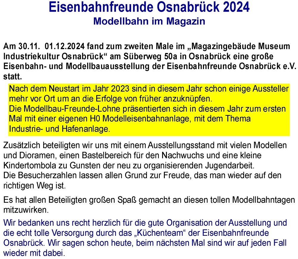 T1 Eisenbahnfreunde Osnabrück 2024