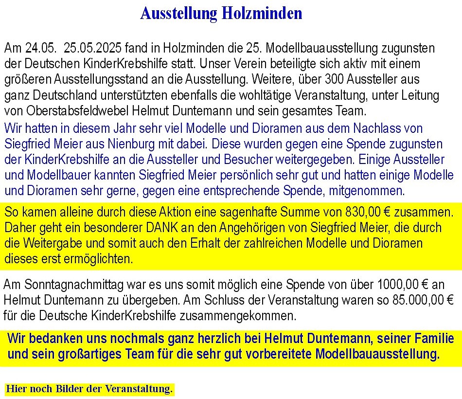 Ausstellung Holzminden 2025